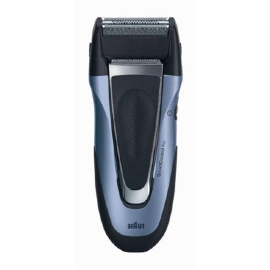 BRAUN Rasoio elettrico Braun Smart Control Pro a rete e ricaricabile con testina lavabile blu